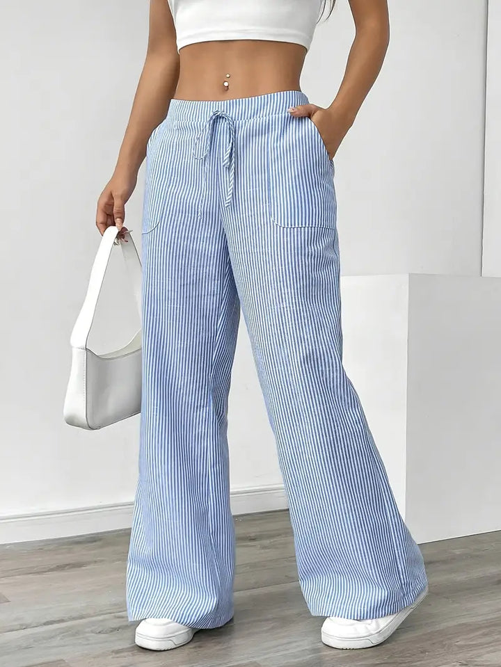 Gabrielle™ | Relaxed Fit Striped Pants