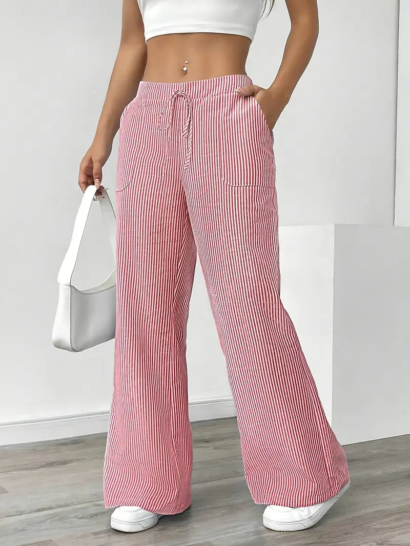Gabrielle™ | Relaxed Fit Striped Pants
