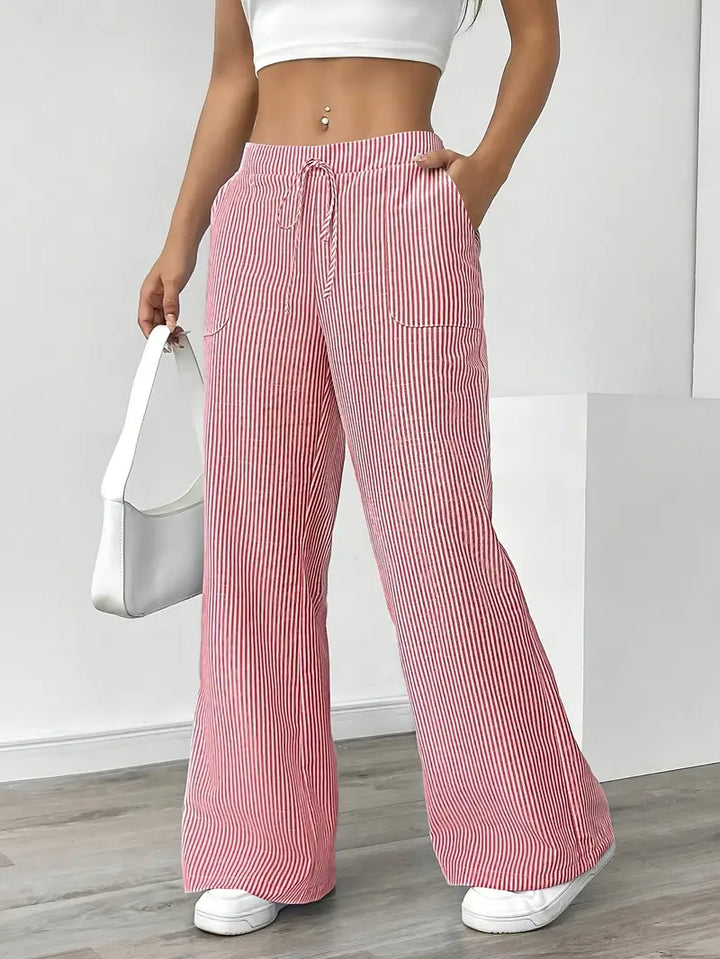 Gabrielle™ | Relaxed Fit Striped Pants