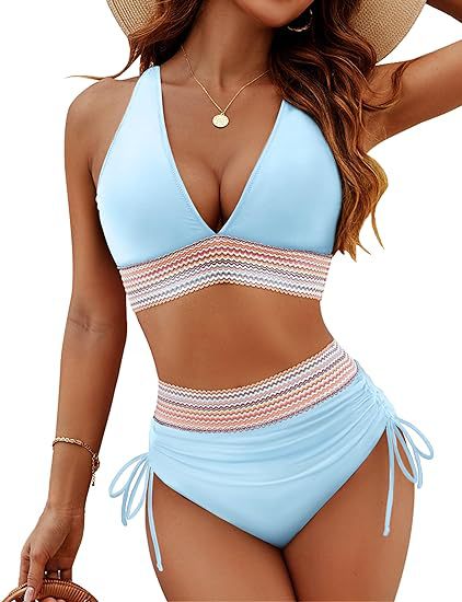 Harriet™ | Elegant High-Waisted Two-Piece Bikini Set