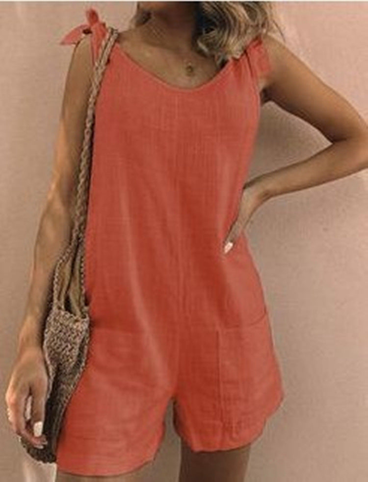 Ivory™ | Casual Sleeveless Summer Playsuit