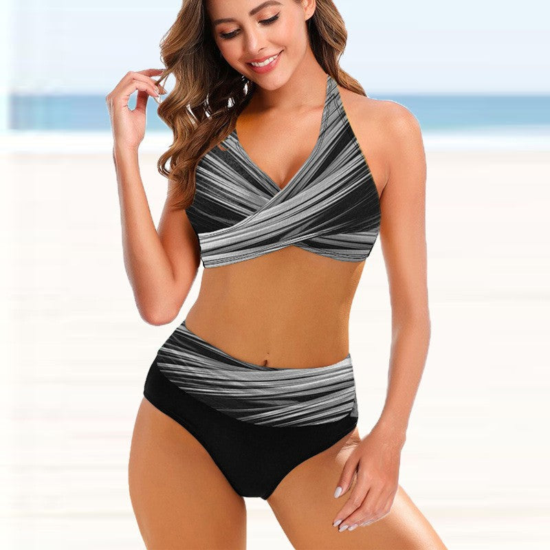 Kali™ | High-Waisted Tummy Control Two-Piece Bikini