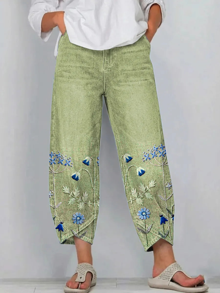 Camille™ | Casual Embroidered Pants