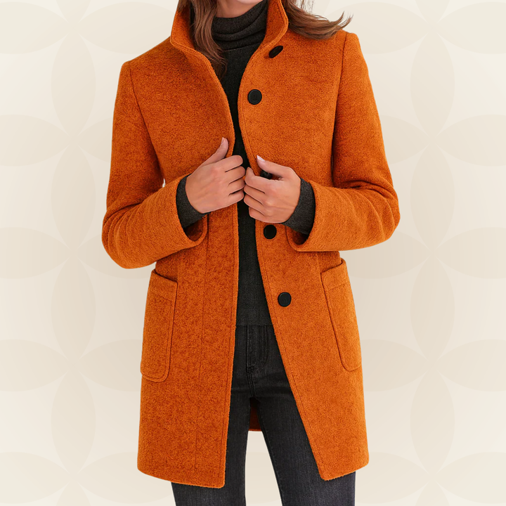 Anna™ | Comfortable High-Collar Jacket