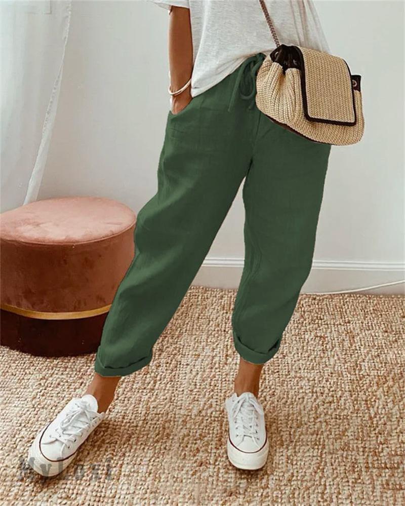 Erin™ | Relaxed Fit Straight-Leg Pants