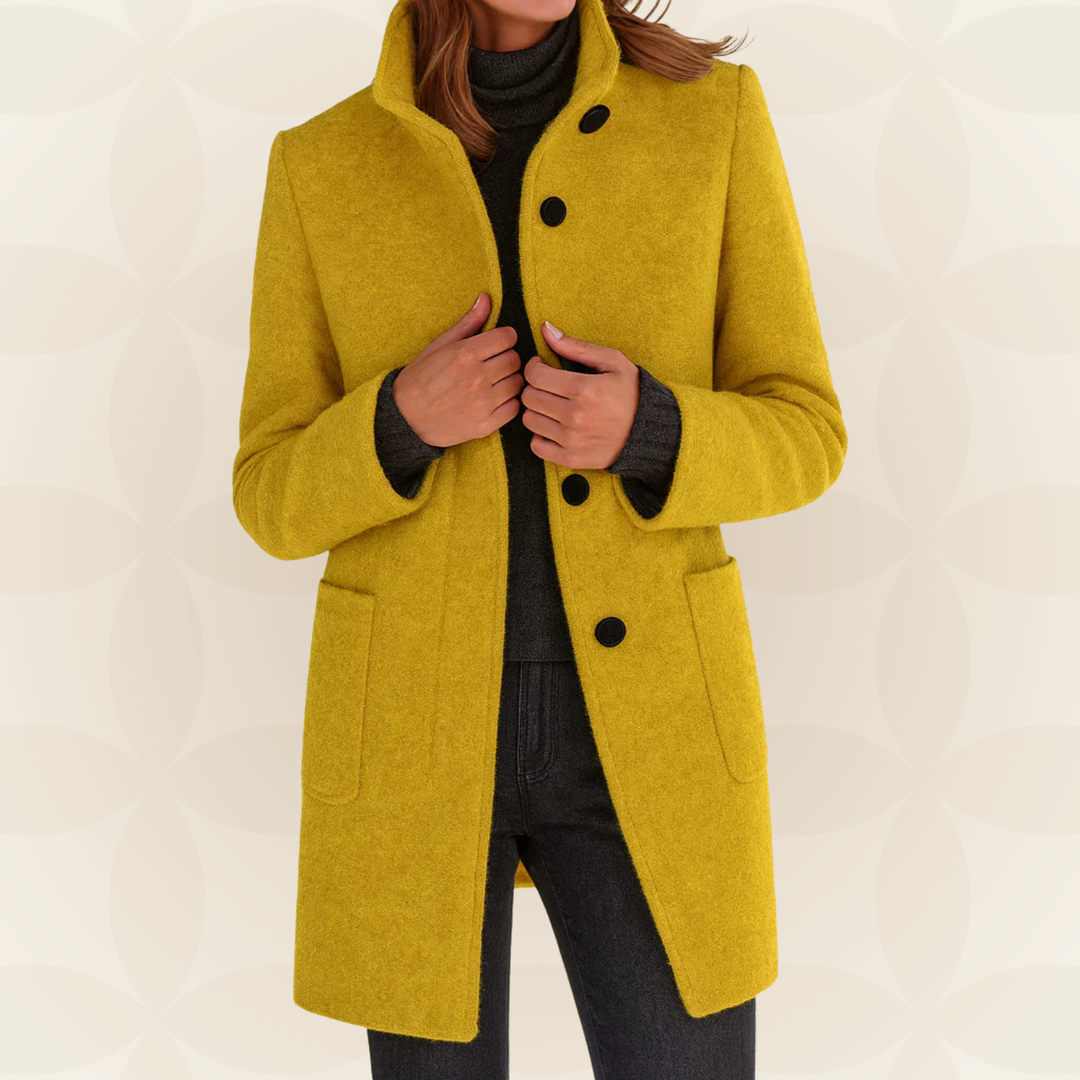 Anna™ | Comfortable High-Collar Jacket