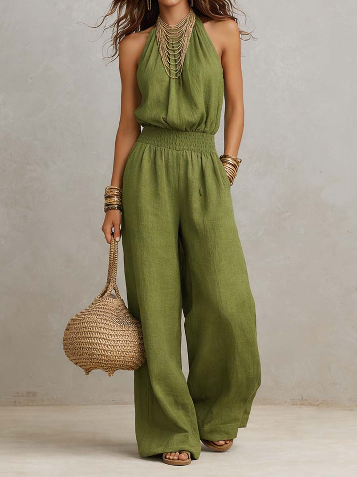 Grace™ | Elegant Halter Neck Jumpsuit