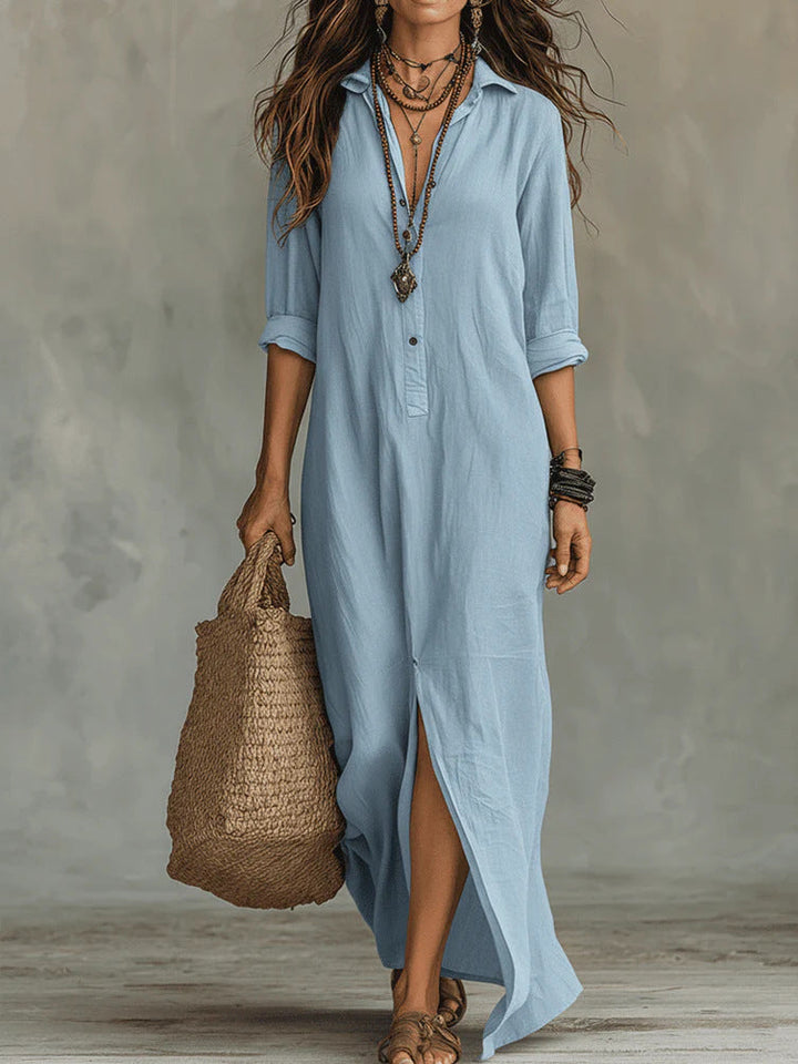 Nina™ | Flowy Flattering Casual Maxi Dress