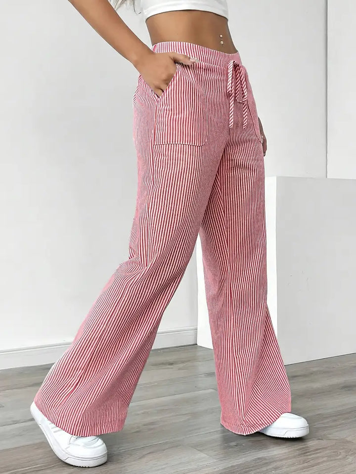 Gabrielle™ | Relaxed Fit Striped Pants