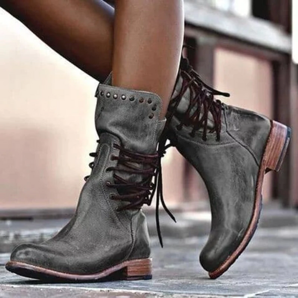 Maryann™ | Vintage Lace-Up Boots
