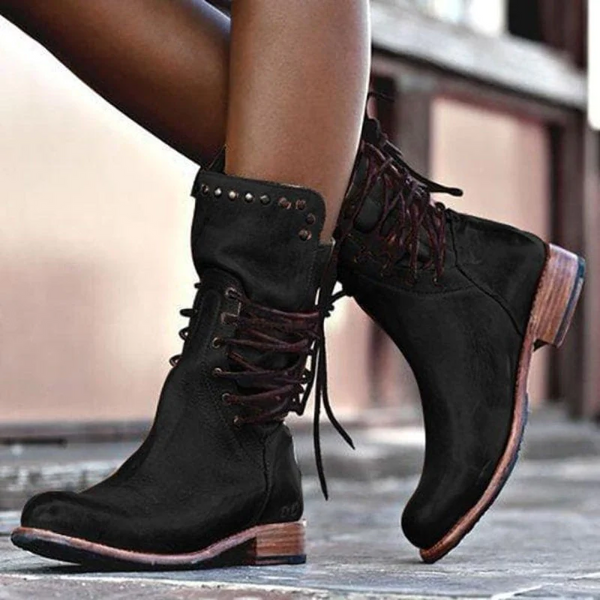 Maryann™ | Vintage Lace-Up Boots