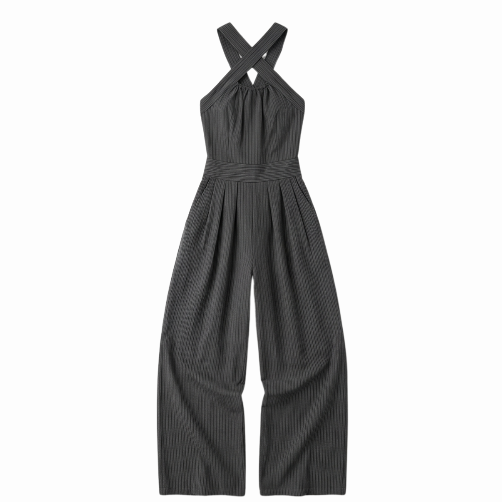 Adriana™ | Open-Back Wide-Leg Jumpsuit