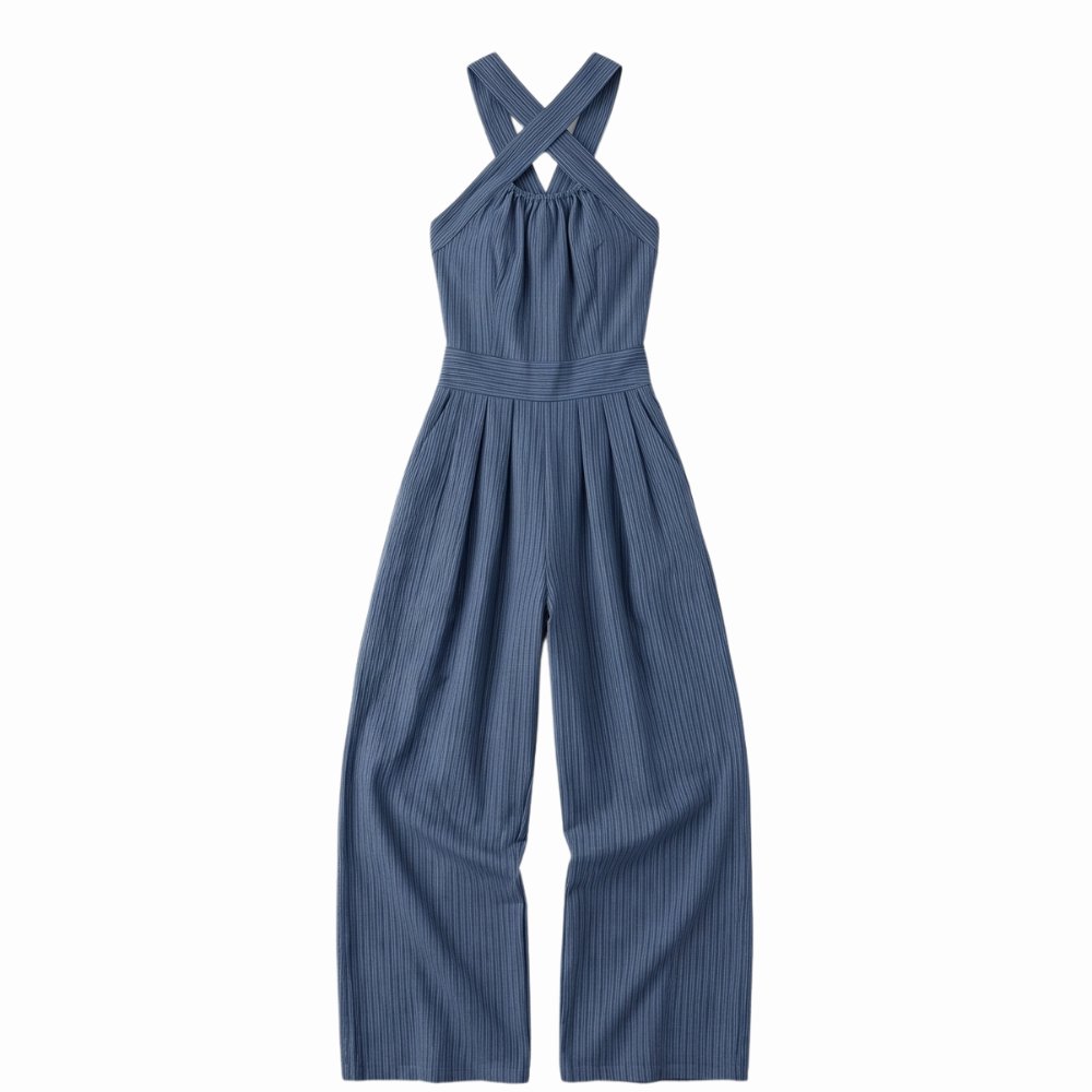 Adriana™ | Open-Back Wide-Leg Jumpsuit