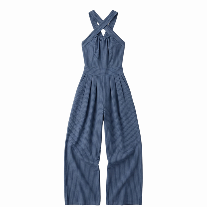 Adriana™ | Open-Back Wide-Leg Jumpsuit