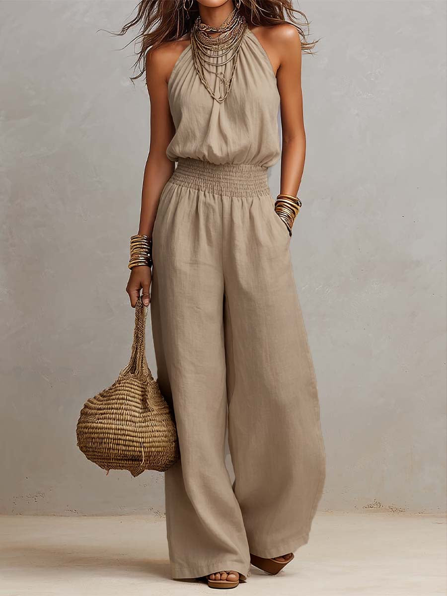Grace™ | Elegant Halter Neck Jumpsuit