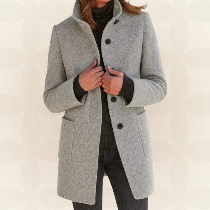 Anna™ | Comfortable High-Collar Jacket