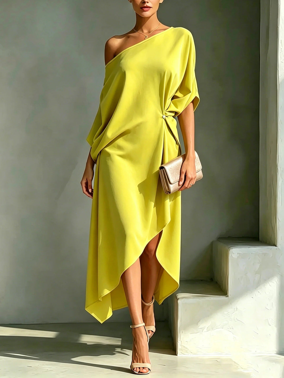 Lucy™ | Elegant Asymmetrical Dress