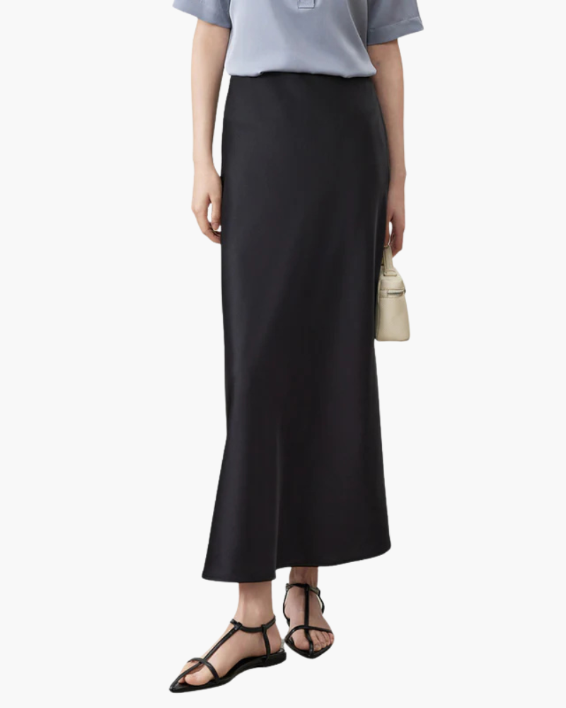 Gemma™ | Old Money A-Line Midi Skirt