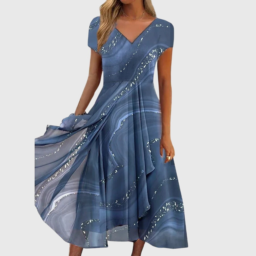 Odalia™ | Flowy Midi Dress
