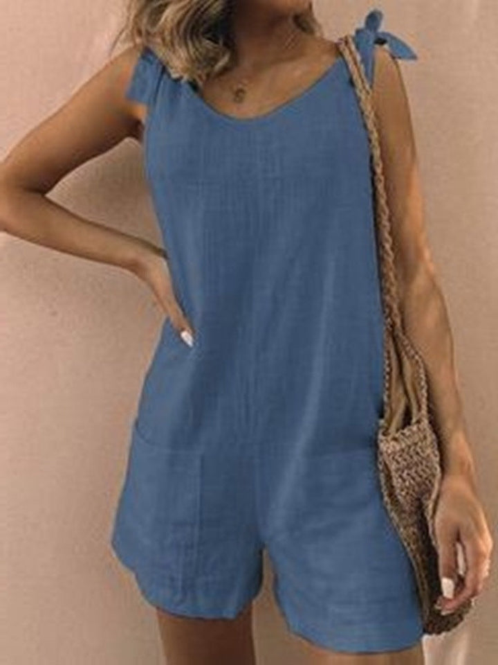 Ivory™ | Casual Sleeveless Summer Playsuit