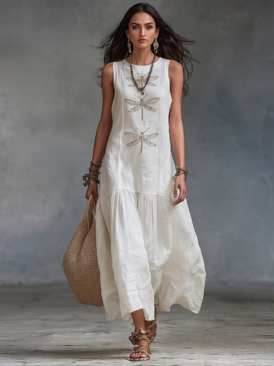 Paisley™ | Sleeveless Flowy Maxi Dress