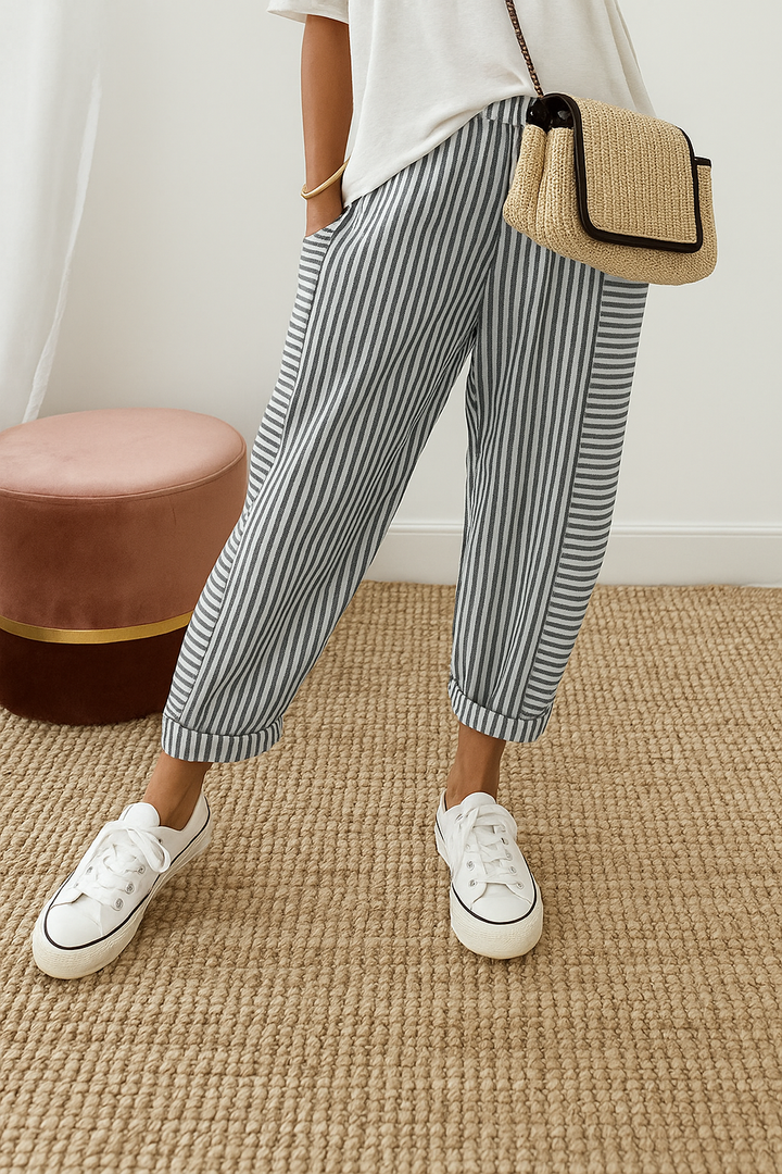 Vivienne™ | Classic Striped Pants