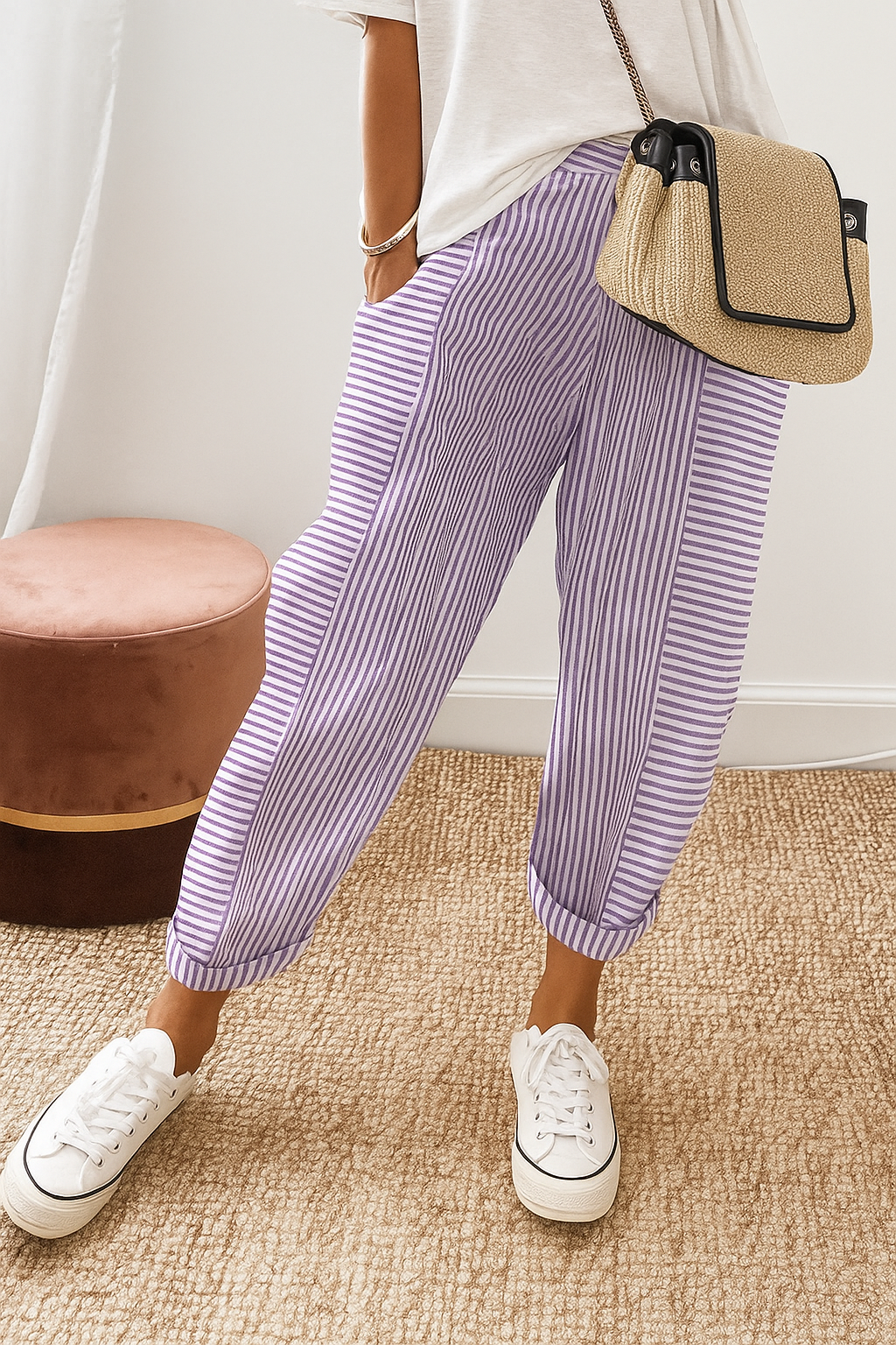 Vivienne™ | Classic Striped Pants