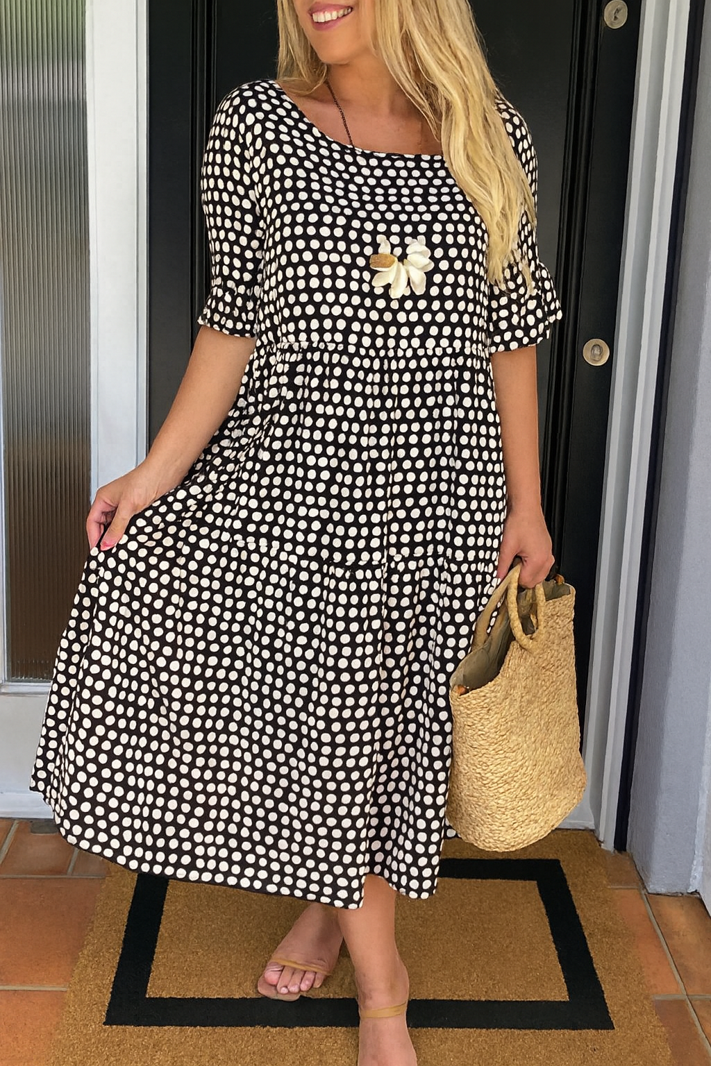 Lorelei™ | Short-Sleeve Midi Dress