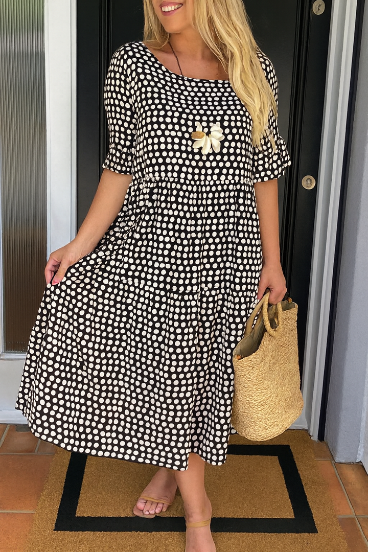 Lorelei™ | Short-Sleeve Midi Dress