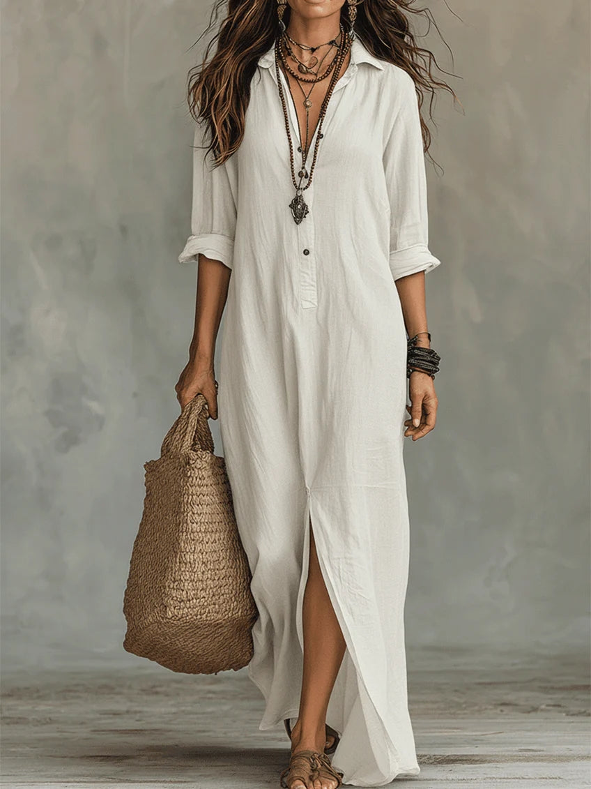 Nina™ | Flowy Flattering Casual Maxi Dress