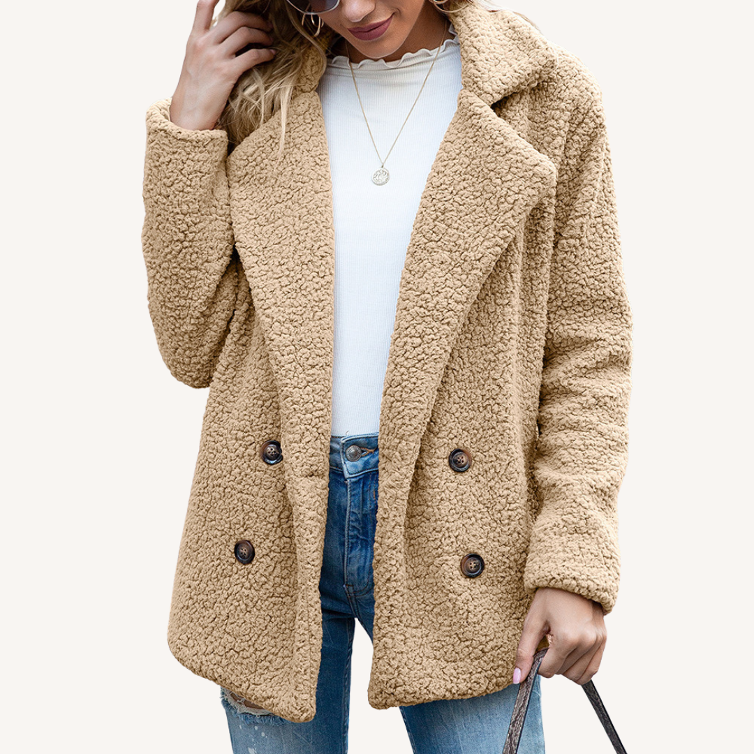 Lucia™ | Elegant Oversized Teddy Coat