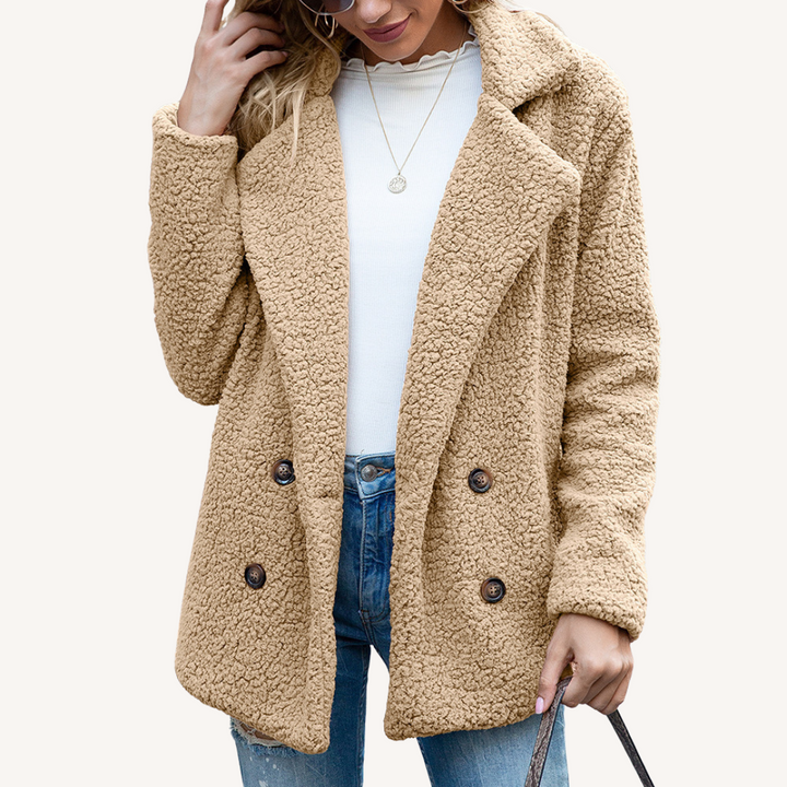 Lucia™ | Elegant Oversized Teddy Coat