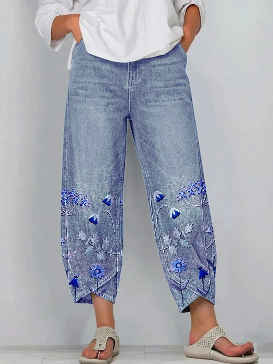Camille™ | Casual Embroidered Pants