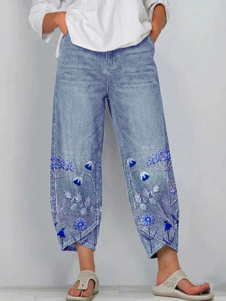 Camille™ | Casual Embroidered Pants