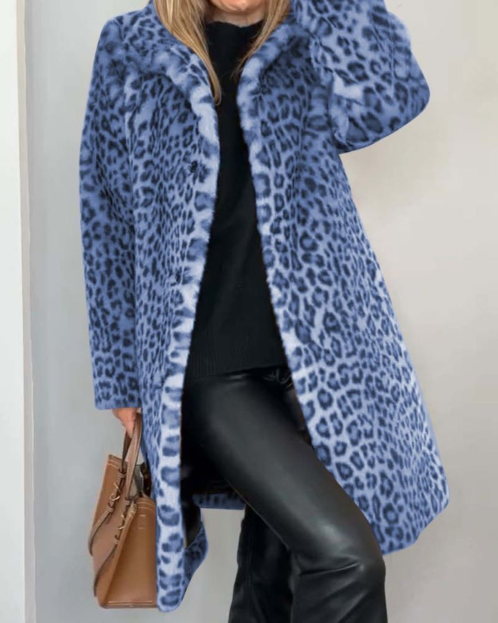 Aniyah™ | Elegant Leopard Print Coat