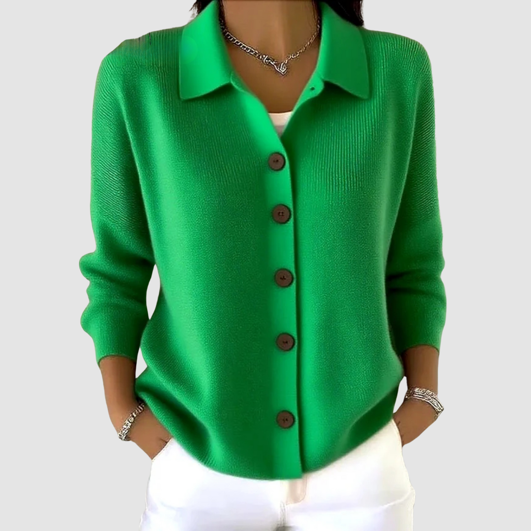 Malaya™ | Button-Front Knit Cardigan