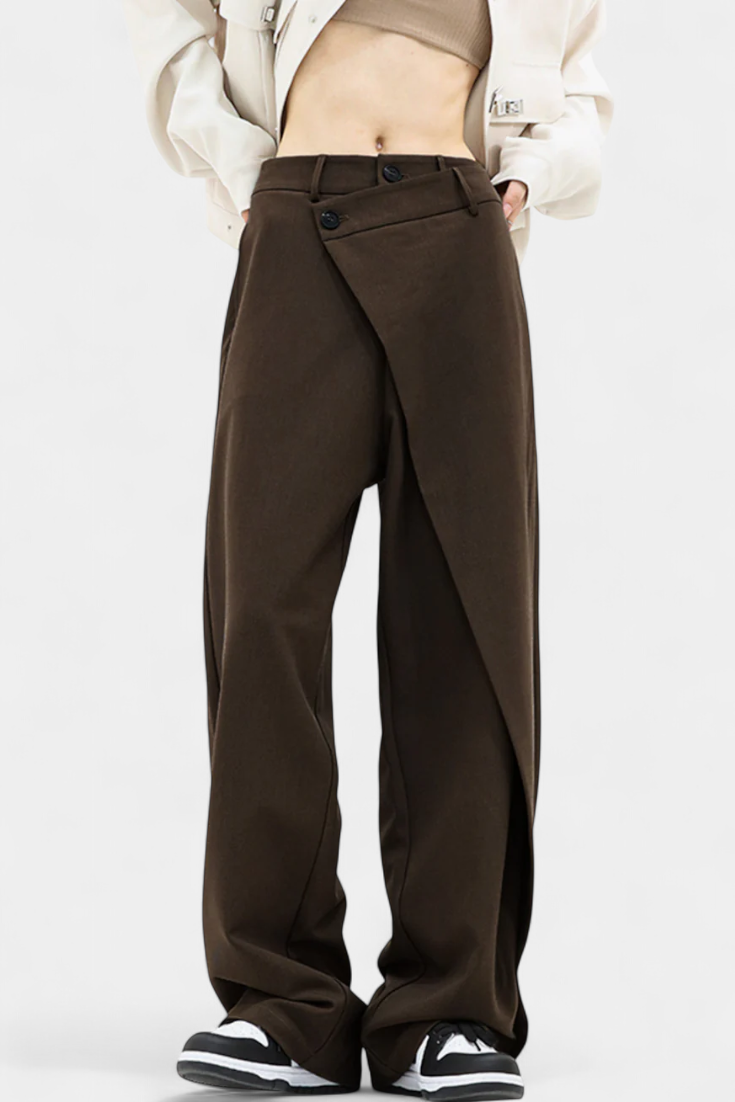 Delilah™ | High-Waisted Straight Leg Pants