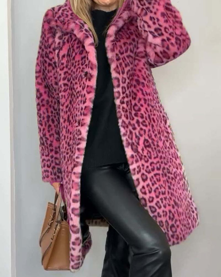 Aniyah™ | Elegant Leopard Print Coat