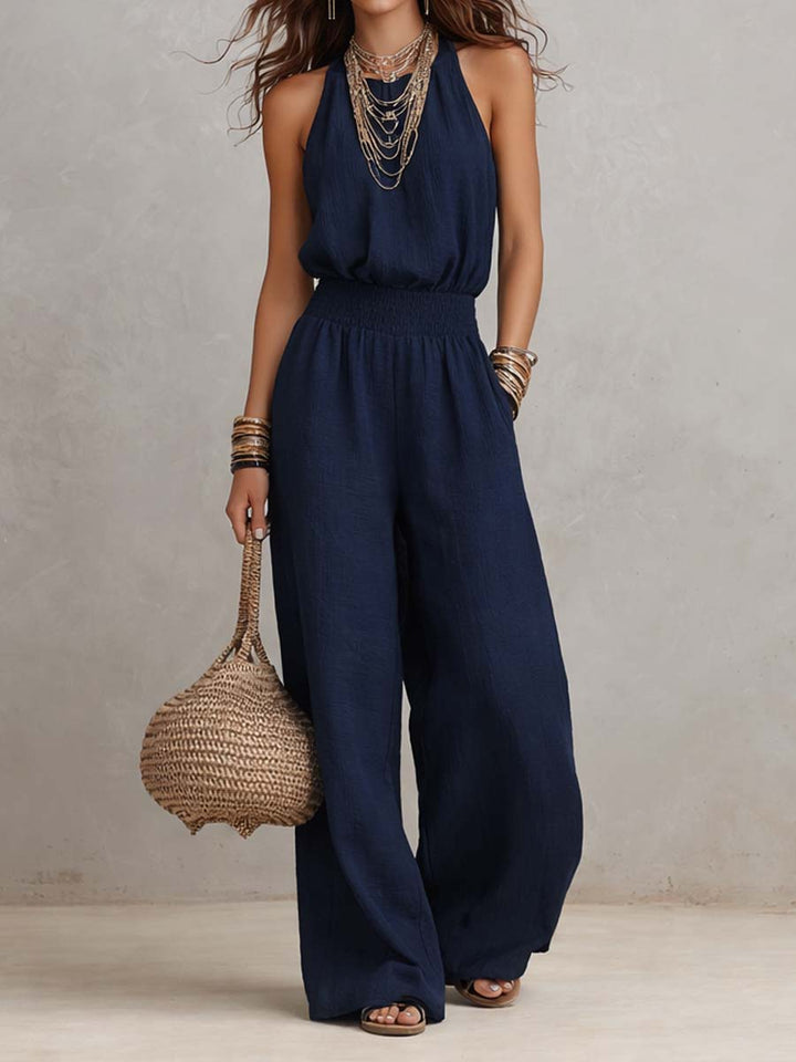 Grace™ | Elegant Halter Neck Jumpsuit