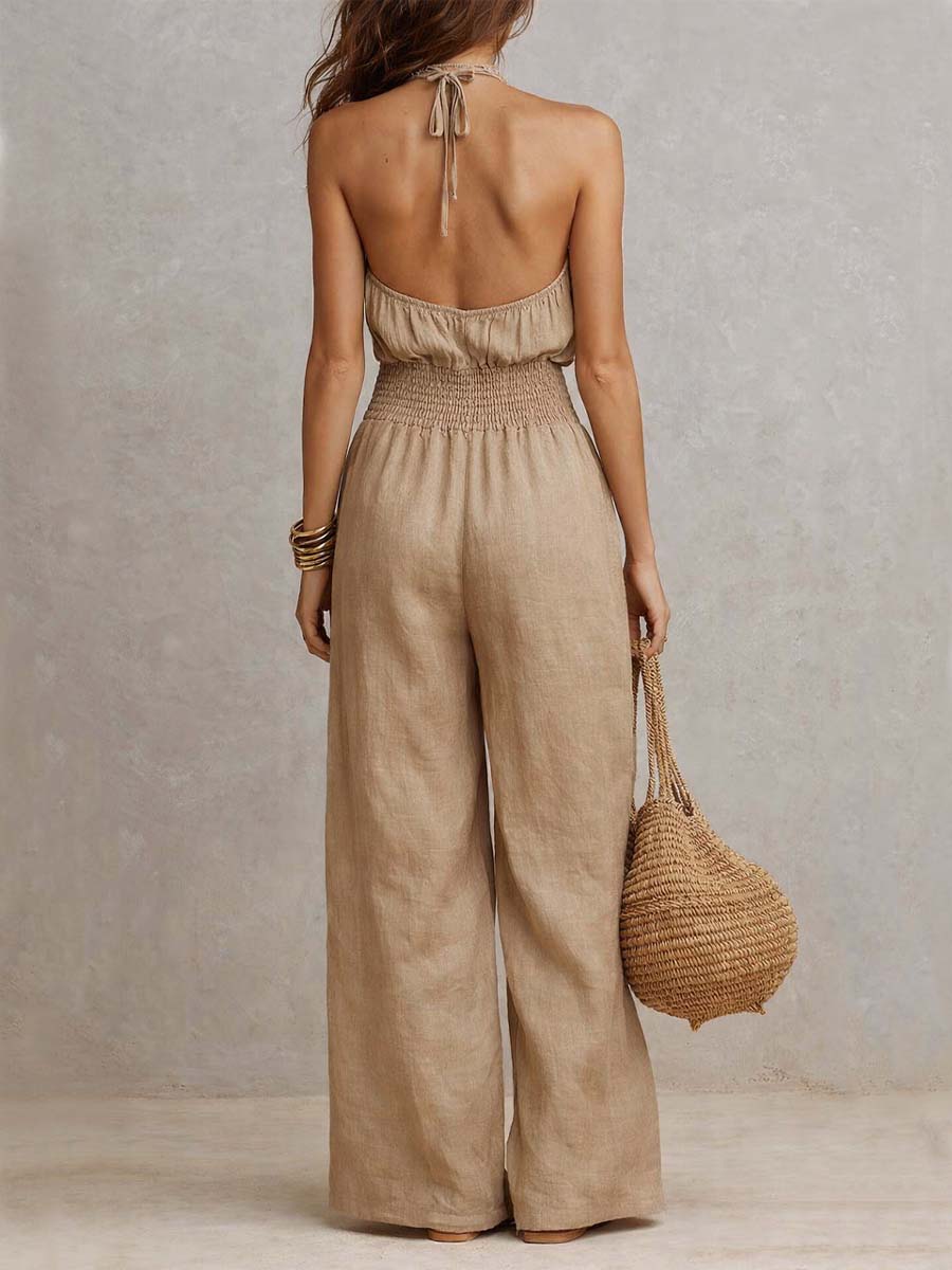 Grace™ | Elegant Halter Neck Jumpsuit