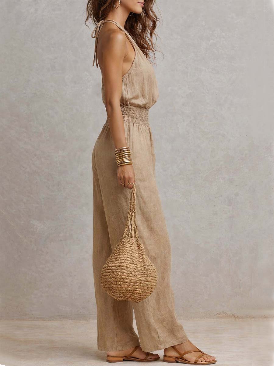 Grace™ | Elegant Halter Neck Jumpsuit
