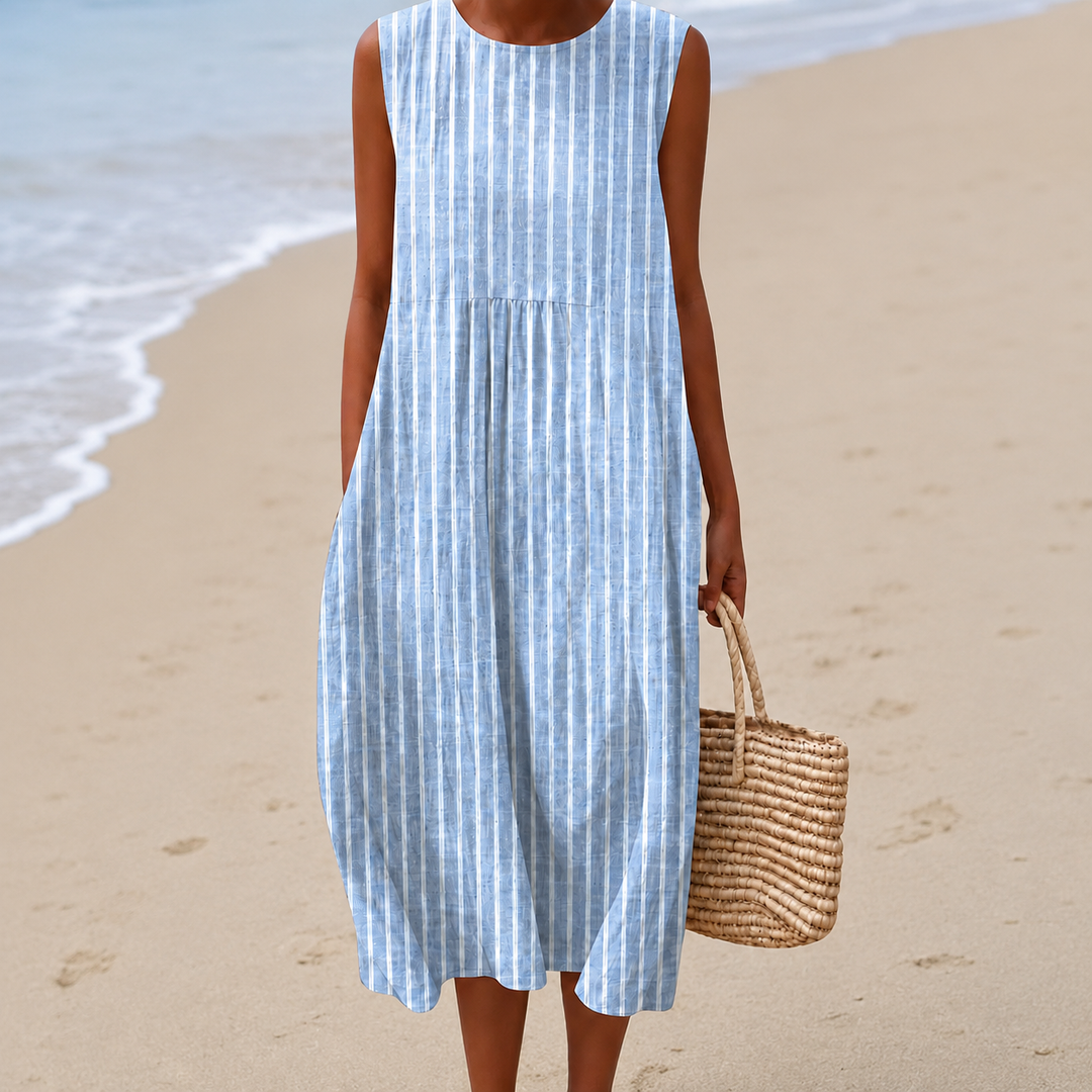Kinsley™ | Floral A-Line Midi Dress