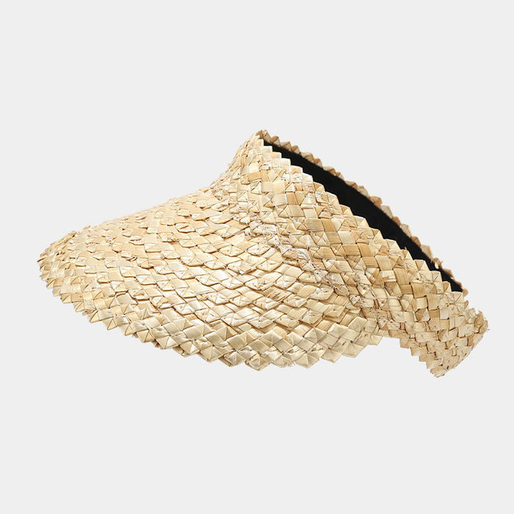 Alanna™ | Wide Brim Adjustable UV Protection Sun Visor Hat