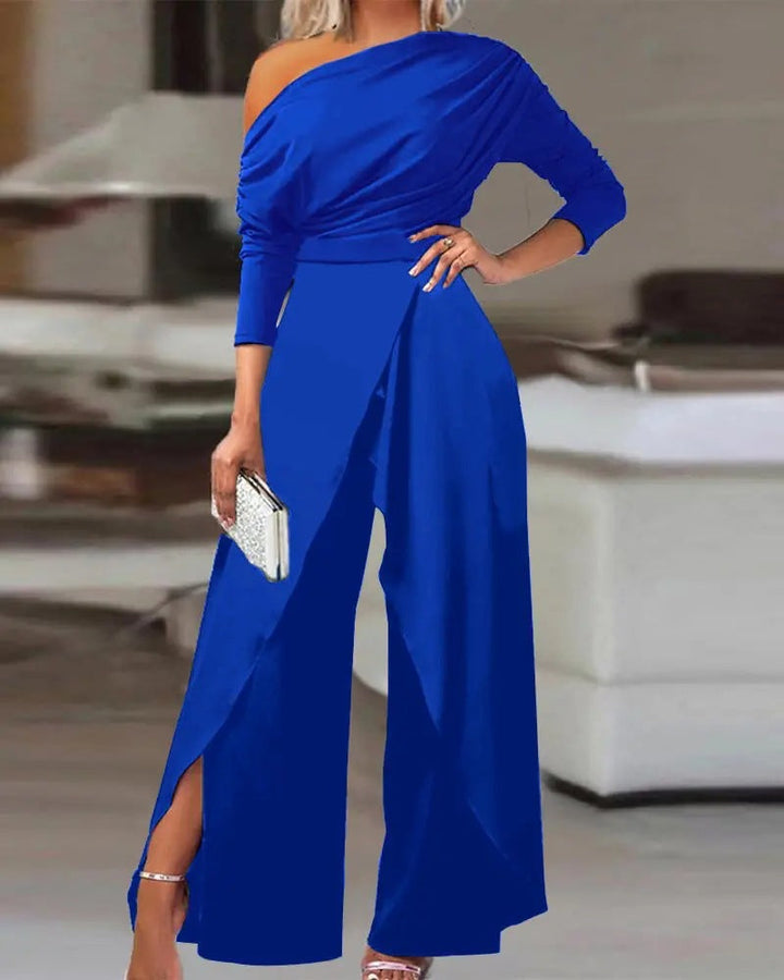 Lucille™ | Elegant Split Hem Jumpsuit