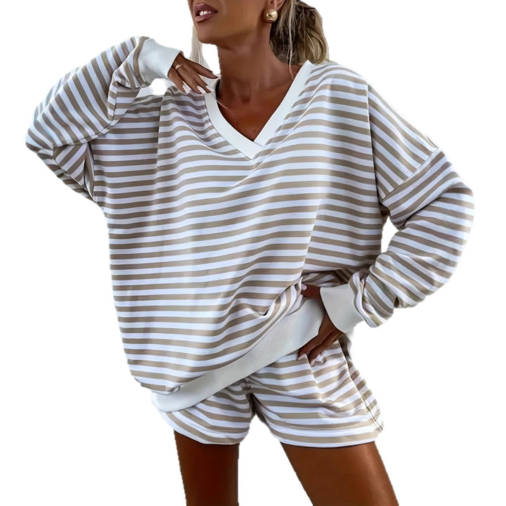 Kendall™ | Relaxed Striped Two-Piece Lounge Set