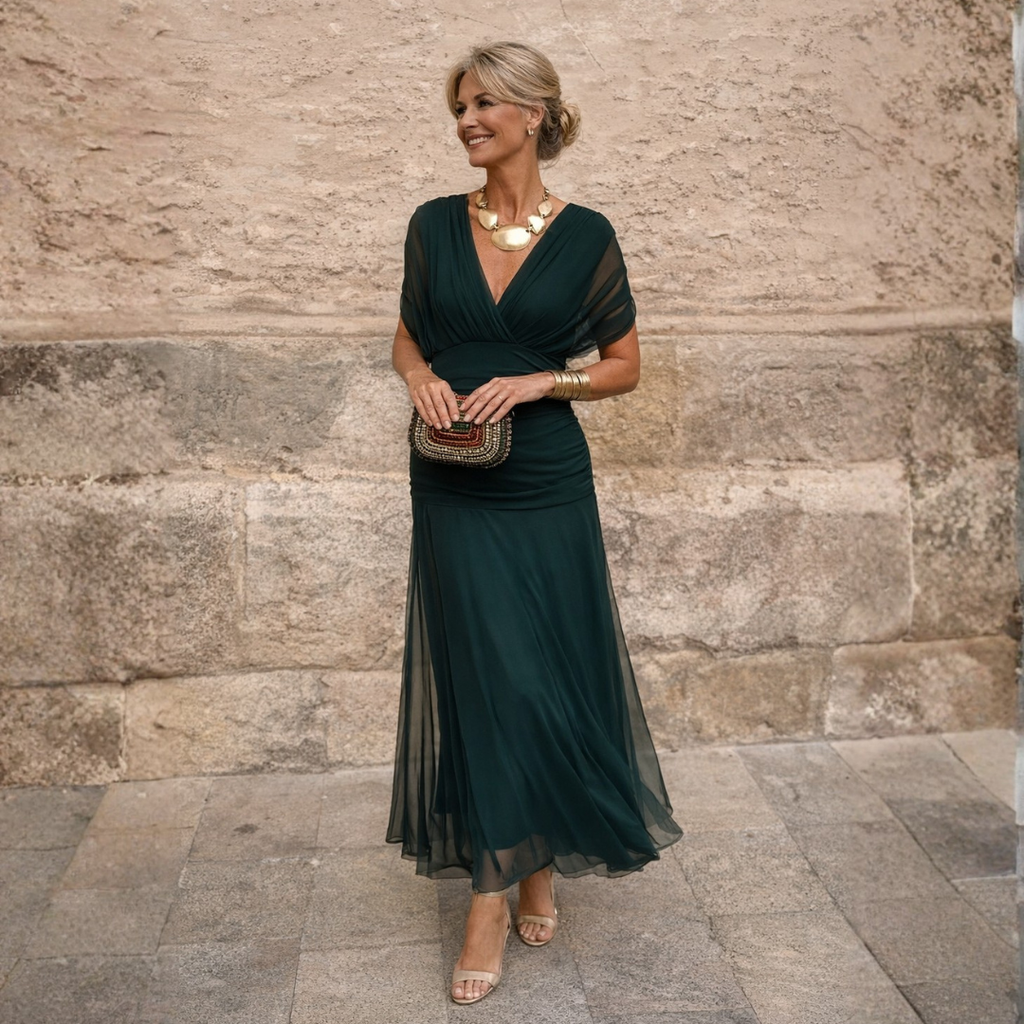 Nyssa™ | Off-Shoulder Elegant Maxi Dress