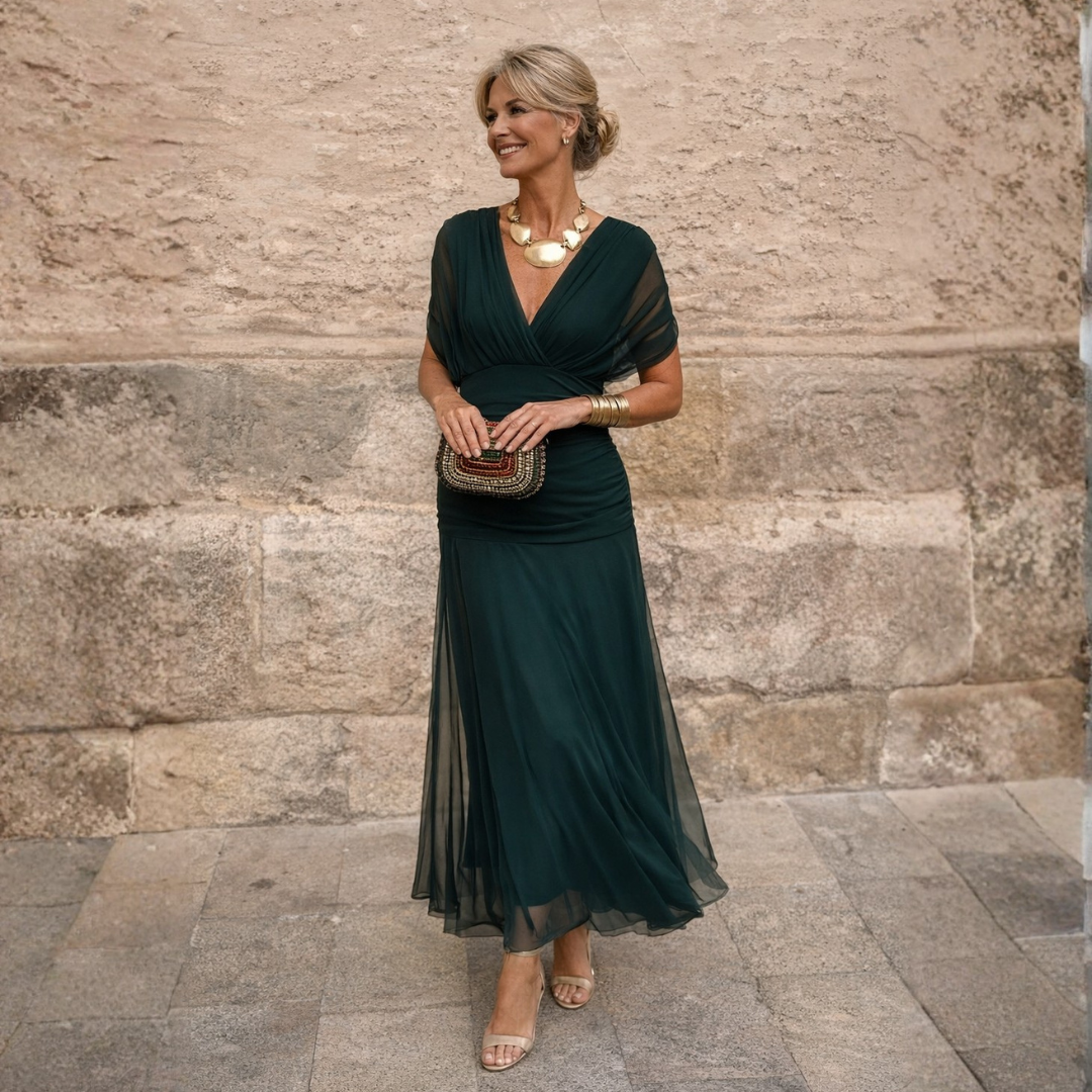 Nyssa™ | Off-Shoulder Elegant Maxi Dress