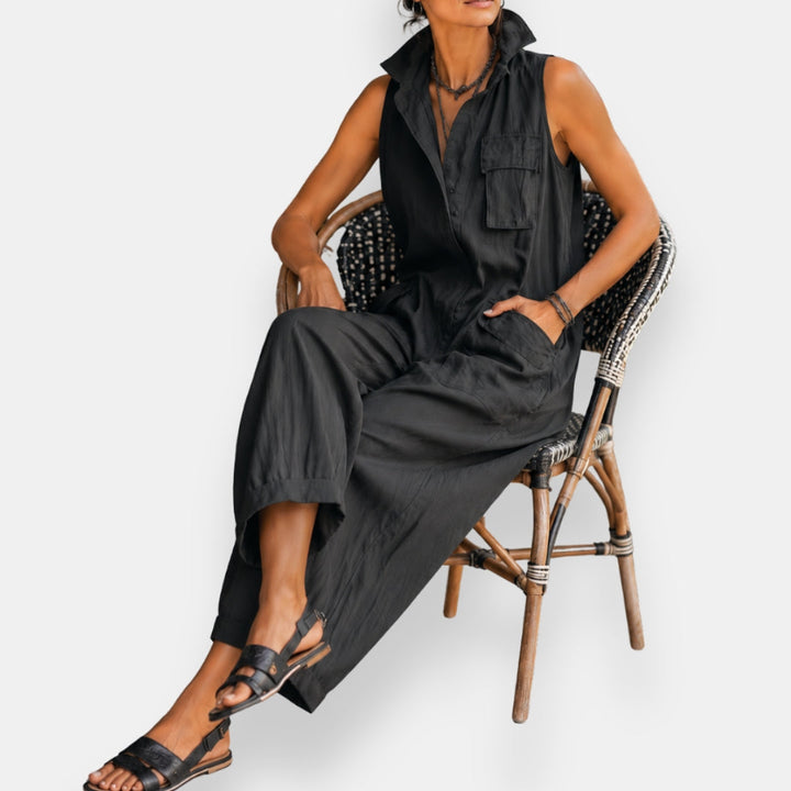 Mira™ | Sleeveless Elegant Jumpsuit