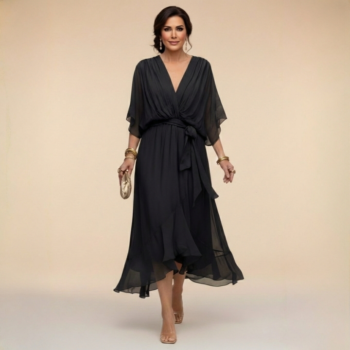 Bethany™ | Elegant V-Neck Dress