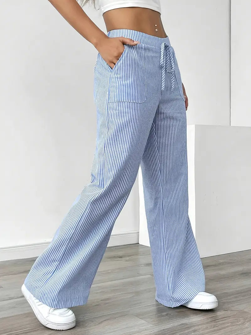 Gabrielle™ | Relaxed Fit Striped Pants